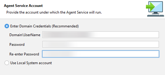 Agent Service Account