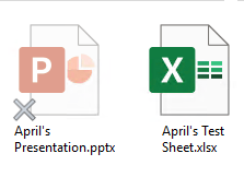 X denoting offline file on edge participant