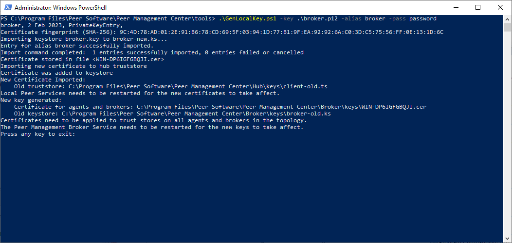 Using signed certificate.png
