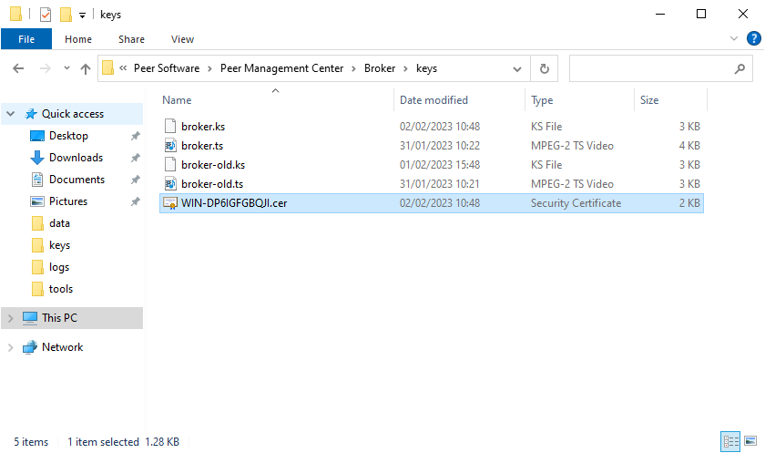 Broker-keys directory.png